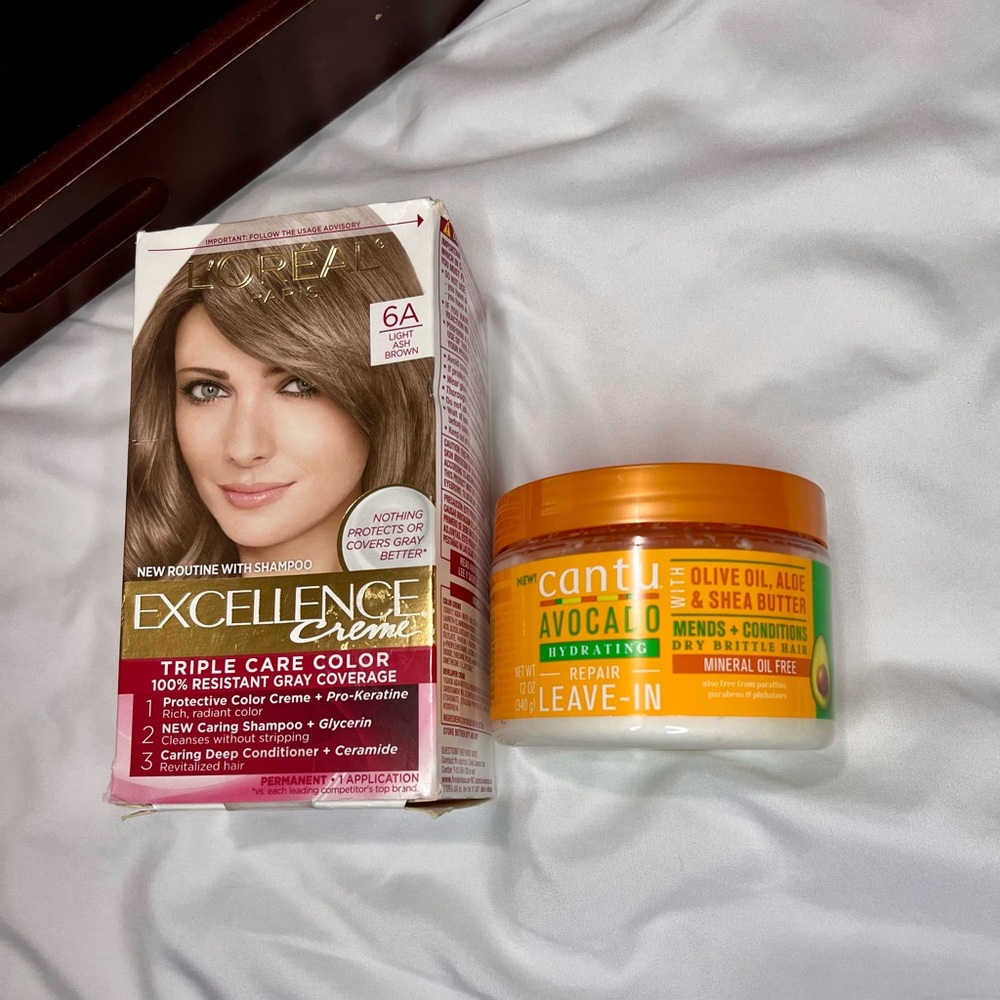 New Hair Refresh Bundle: L'Oréal Dye & Cantu Leave-In Conditioning Cream
